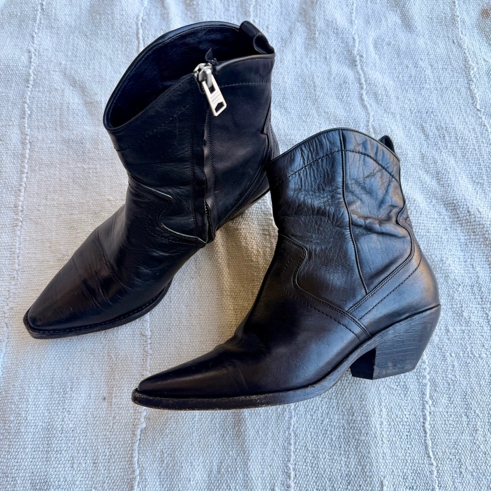 All Saints Black Boots